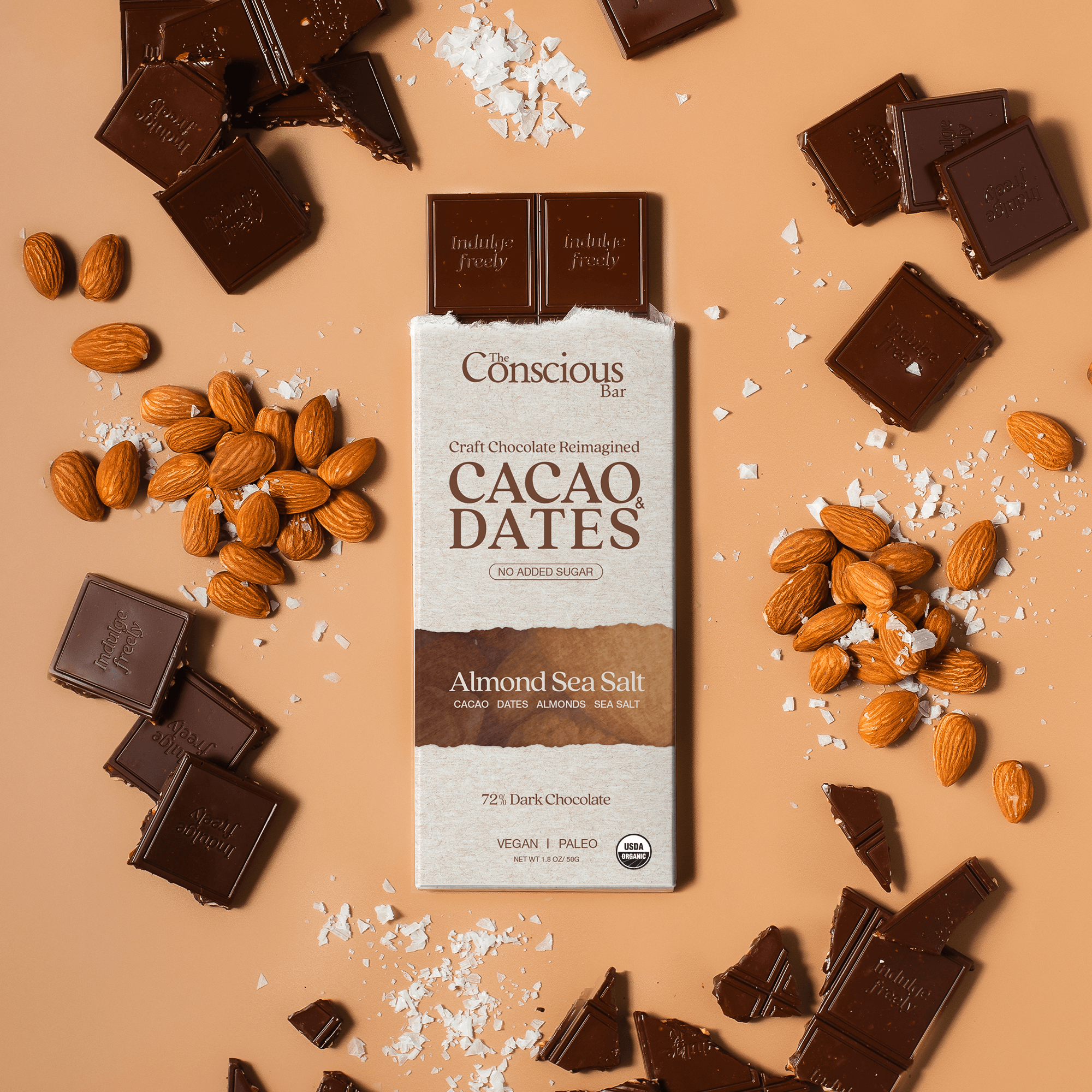 Almond Sea Salt - The Conscious Bar